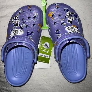 Disney 100th anniversary crocs brand new size 8